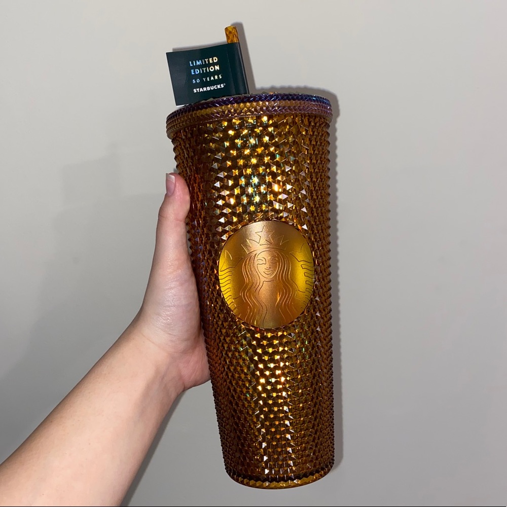 March 2021 50th anniversary studded Starbucks cup